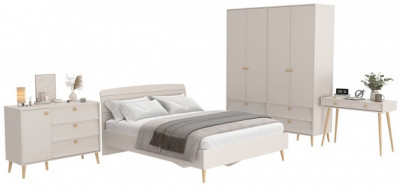 Афина Спальня 19-1600, кашемир серый