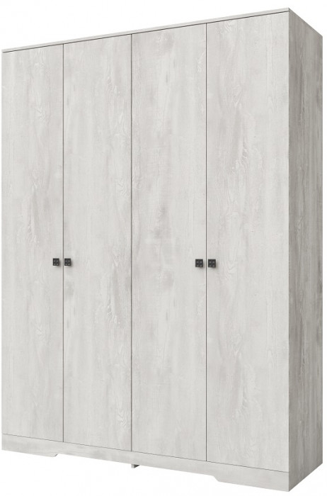 Шкаф 4-х дверный "Атланта" - Бетон пайн светлый