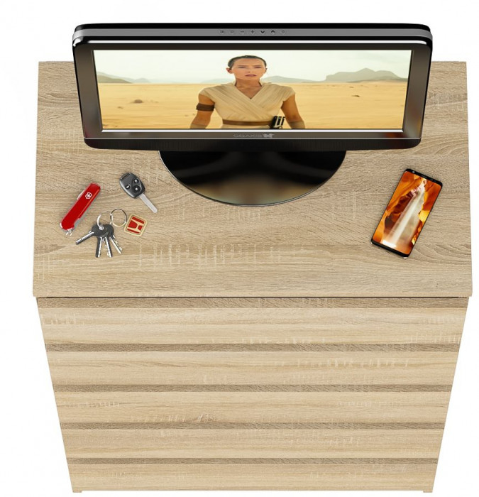 Мори Комод МК700.5, цвет дуб сонома, ШхГхВ 70,4х41х114 см.