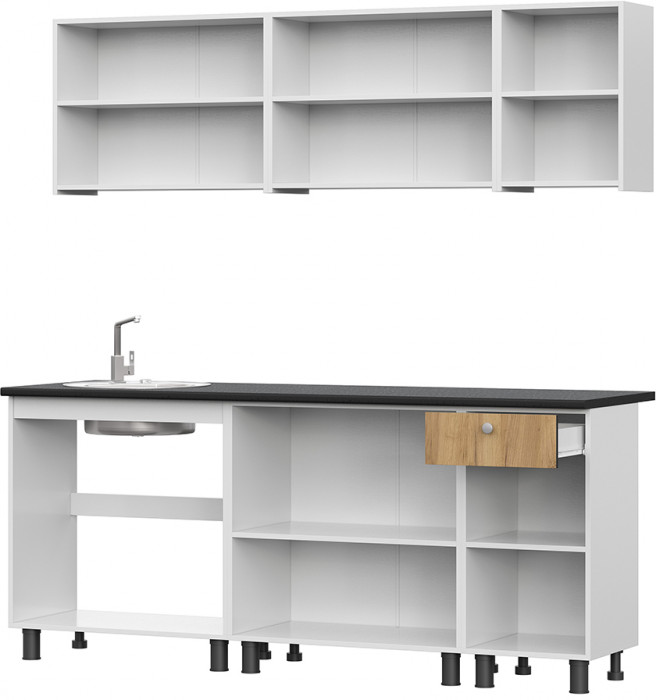 Кухонный гарнитур КГ 1 2.0 м, Дуб золотой