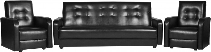 Кресло Аккорд, экокожа, цвет черный