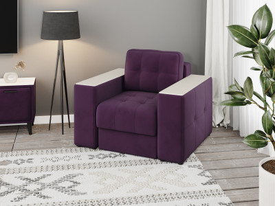 Кресло Виконт, Винный/Клен кремовый МДФ