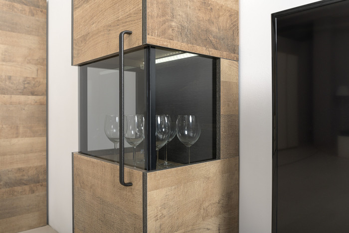 Трувор Гостиная 031, дуб гранж песочный/интра