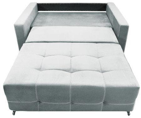 Диван-аккордеон Марс, сп.м. 140х200, велюр серый