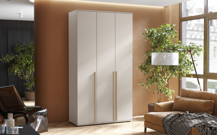Норд Шкаф трехстворчатый 1200 Кашемир, золото