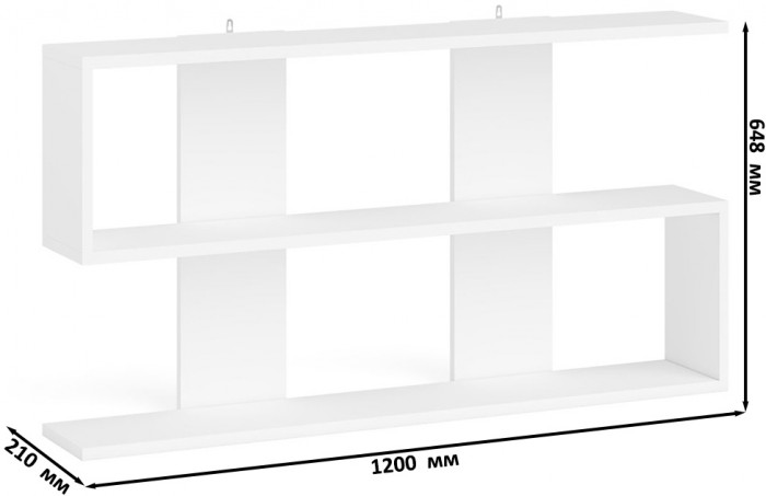 Мори компьютерный стол МС-16 правый + Комод МК1200.4 + Полка 1200, белый