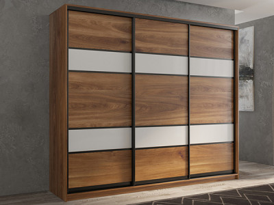 Шкаф-купе Кааппи 8 Кастелло Бренди 180х60х230 см